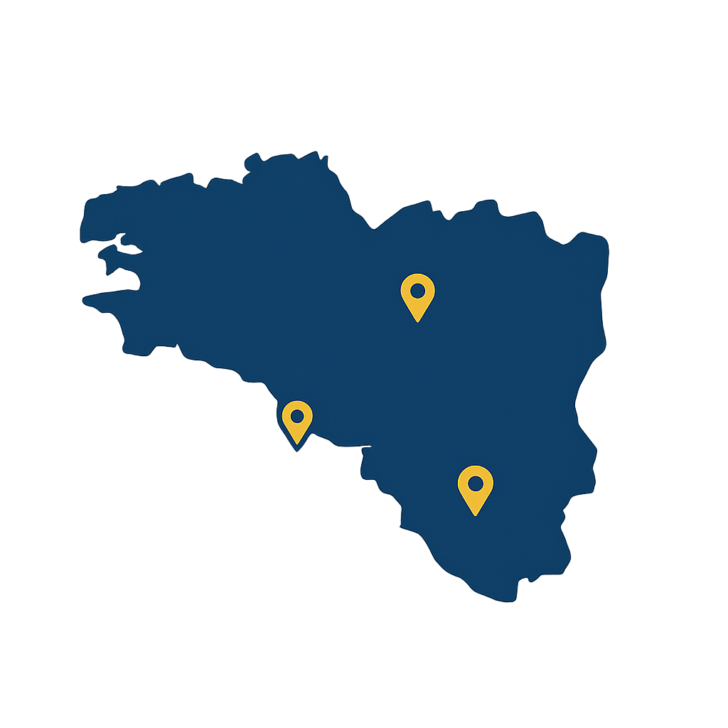 Carte Intervention Bretagne Marketing  Wayveio